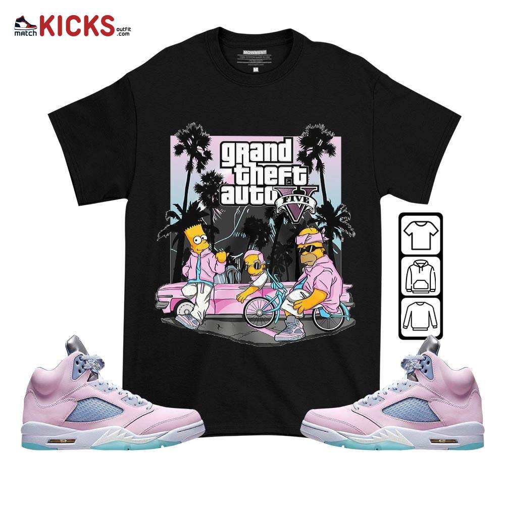 Bart Chicano Sneaker Shirt Match Easter 5s, Jordan 5 Retro Easter MKO T-Shirt