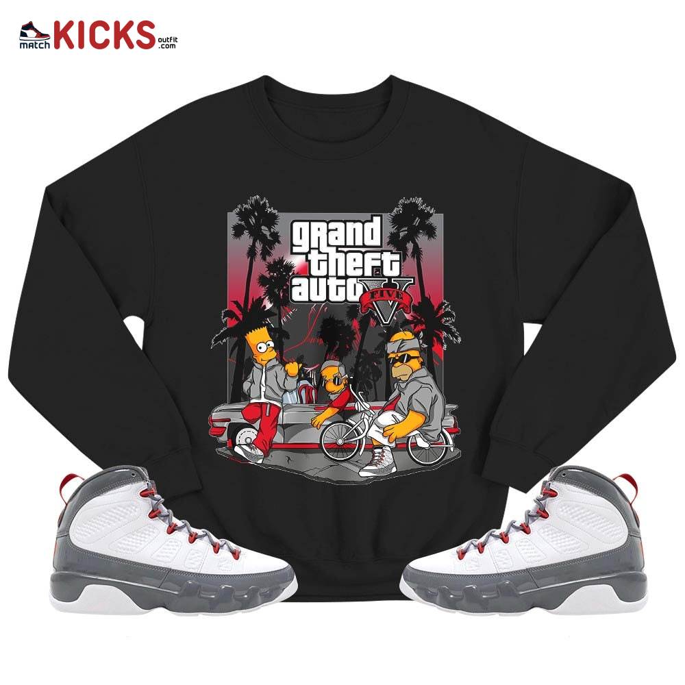 Bart Chicano Sneaker Shirt Match Fire Red 9s, Jordan 9 Retro Fire Red MKO T-Shirt Bart Chicano Sneaker Shirt Match Fire Red 9s, Jordan 9 Retro Fire Red MKO T-Shirt