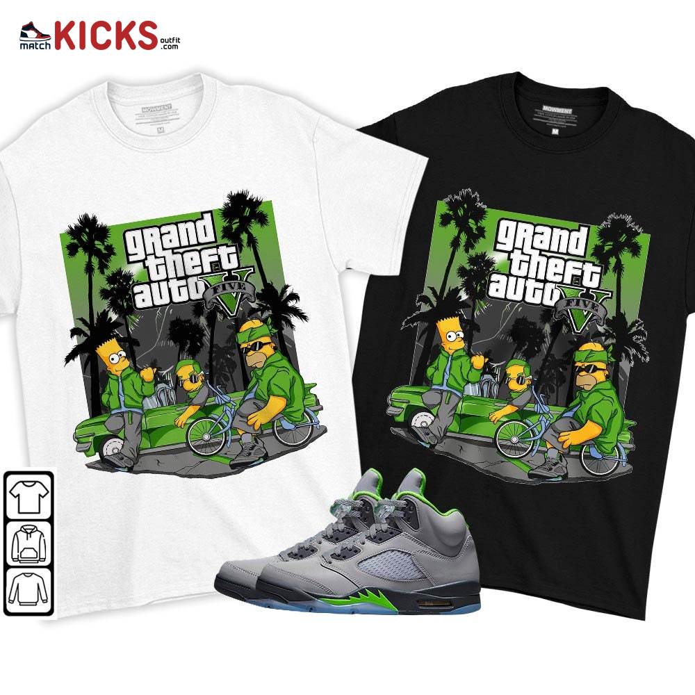 Bart Chicano Sneaker Shirt Match Green Bean 5s, Jordan 5 Retro Green Bean MKO T-Shirt Bart Chicano Sneaker Shirt Match Green Bean 5s, Jordan 5 Retro Green Bean MKO T-Shirt