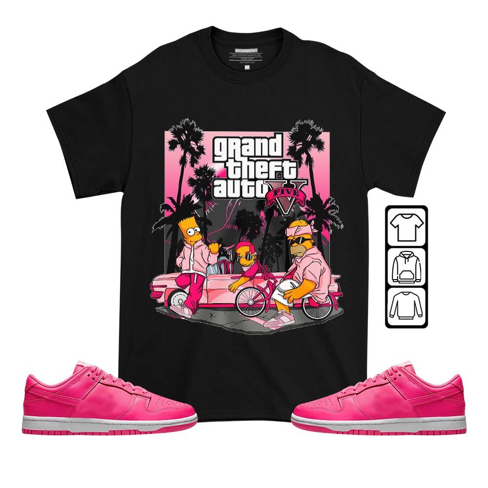 Bart Chicano Sneaker Shirt Match Low Triple Pink, Dunk Low Triple Pink MKO T-Shirt
