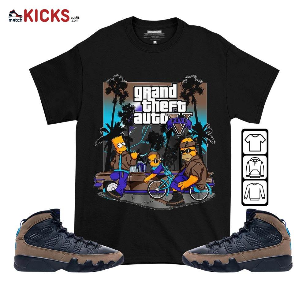 Bart Chicano Sneaker Shirt Match Olive Concord 9s, Jordan 9 Olive Concord MKO T-Shirt