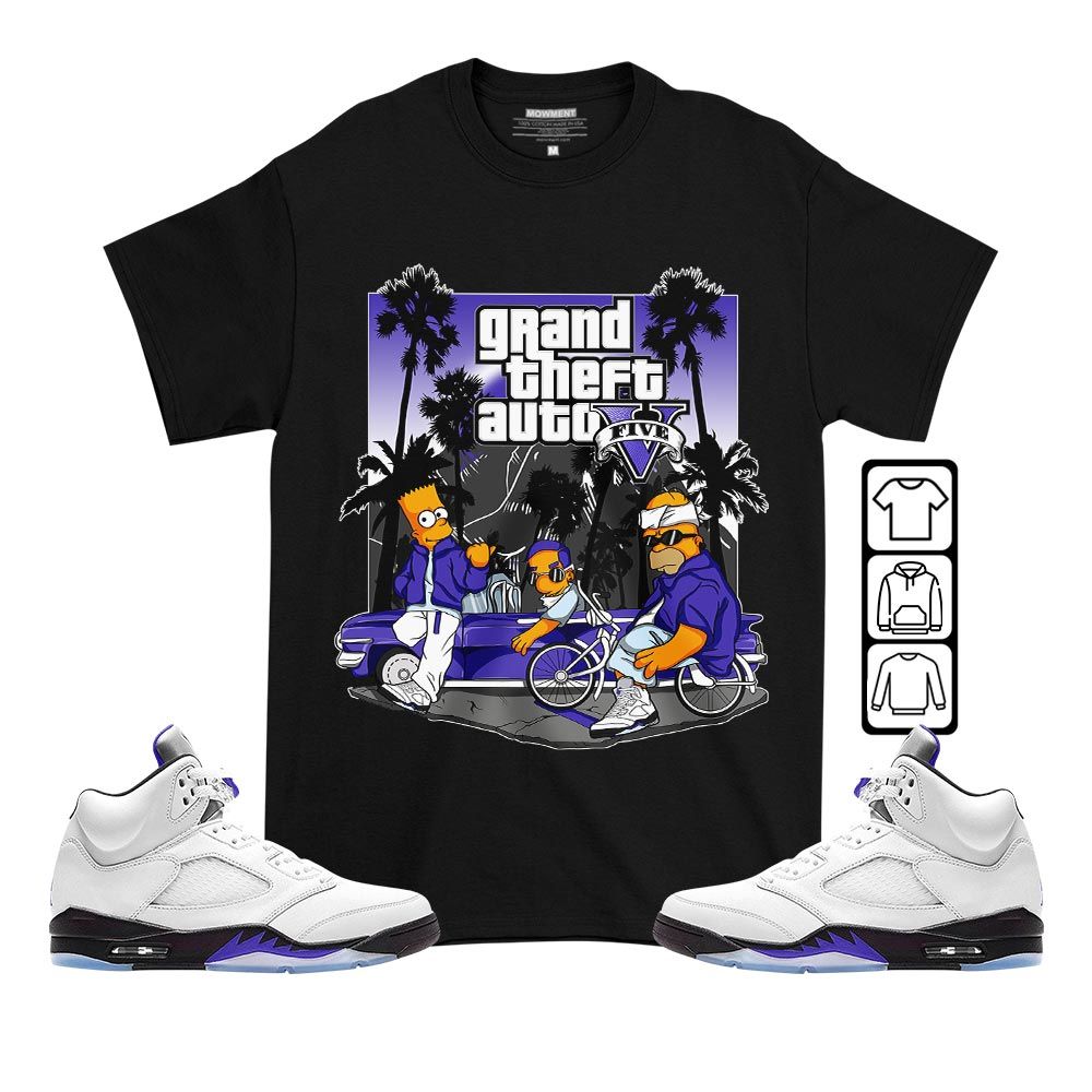 Bart Chicano Sneaker Shirt Match Retro Concord 5s, Jordan 5 Retro Concord MKO T-Shirt Bart Chicano Sneaker Shirt Match Retro Concord 5s, Jordan 5 Retro Concord MKO T-Shirt