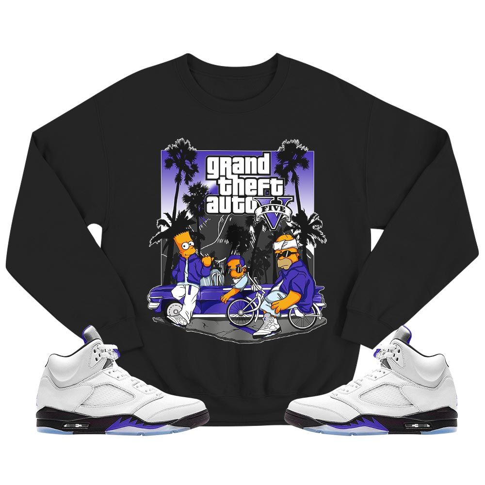 Bart Chicano Sneaker Shirt Match Retro Concord 5s, Jordan 5 Retro Concord MKO T-Shirt Bart Chicano Sneaker Shirt Match Retro Concord 5s, Jordan 5 Retro Concord MKO T-Shirt