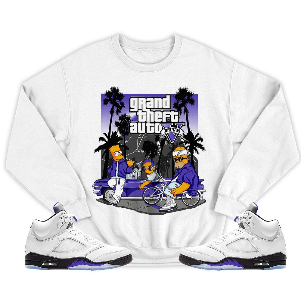 Bart Chicano Sneaker Shirt Match Retro Concord 5s, Jordan 5 Retro Concord MKO T-Shirt Bart Chicano Sneaker Shirt Match Retro Concord 5s, Jordan 5 Retro Concord MKO T-Shirt
