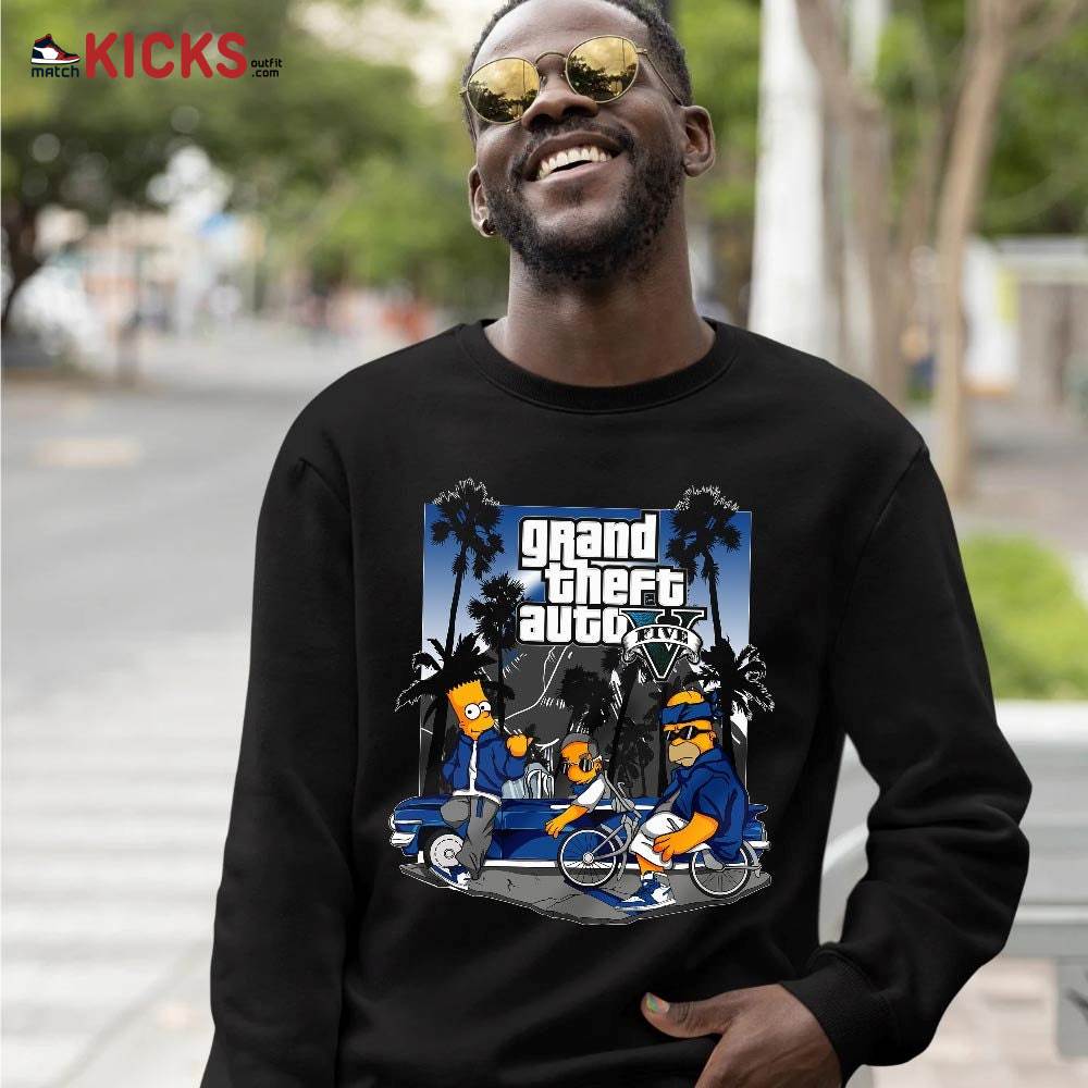 Bart Chicano Sneaker Shirt Match True Blue 1s, Jordan 1 High OG True Blue MKO T-Shirt Bart Chicano Sneaker Shirt Match True Blue 1s, Jordan 1 High OG True Blue MKO T-Shirt