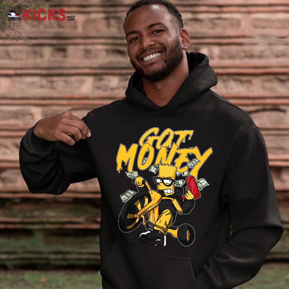 Bart Got Money Sneaker Shirt Match Black Taxi 12s, Jordan 12 Retro Black Taxi MKO T-Shirt Bart Got Money Sneaker Shirt Match Black Taxi 12s, Jordan 12 Retro Black Taxi MKO T-Shirt