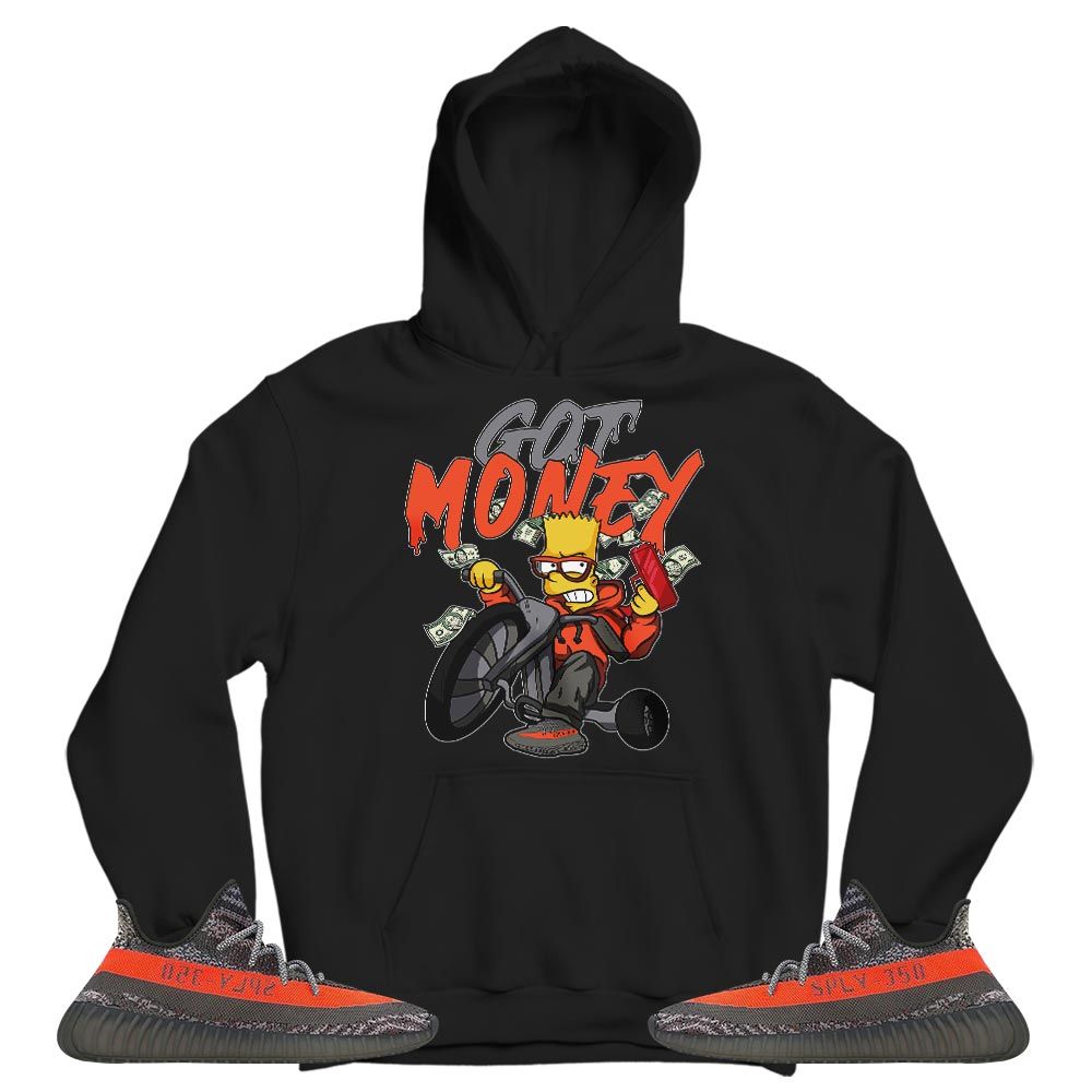 Bart Got Money Sneaker Shirt Match Boots 350 V2 Dark Beluga, Yeezy 350 V2 Carbon Beluga MKO T-Shirt Bart Got Money Sneaker Shirt Match Boots 350 V2 Dark Beluga, Yeezy 350 V2 Carbon Beluga MKO T-Shirt