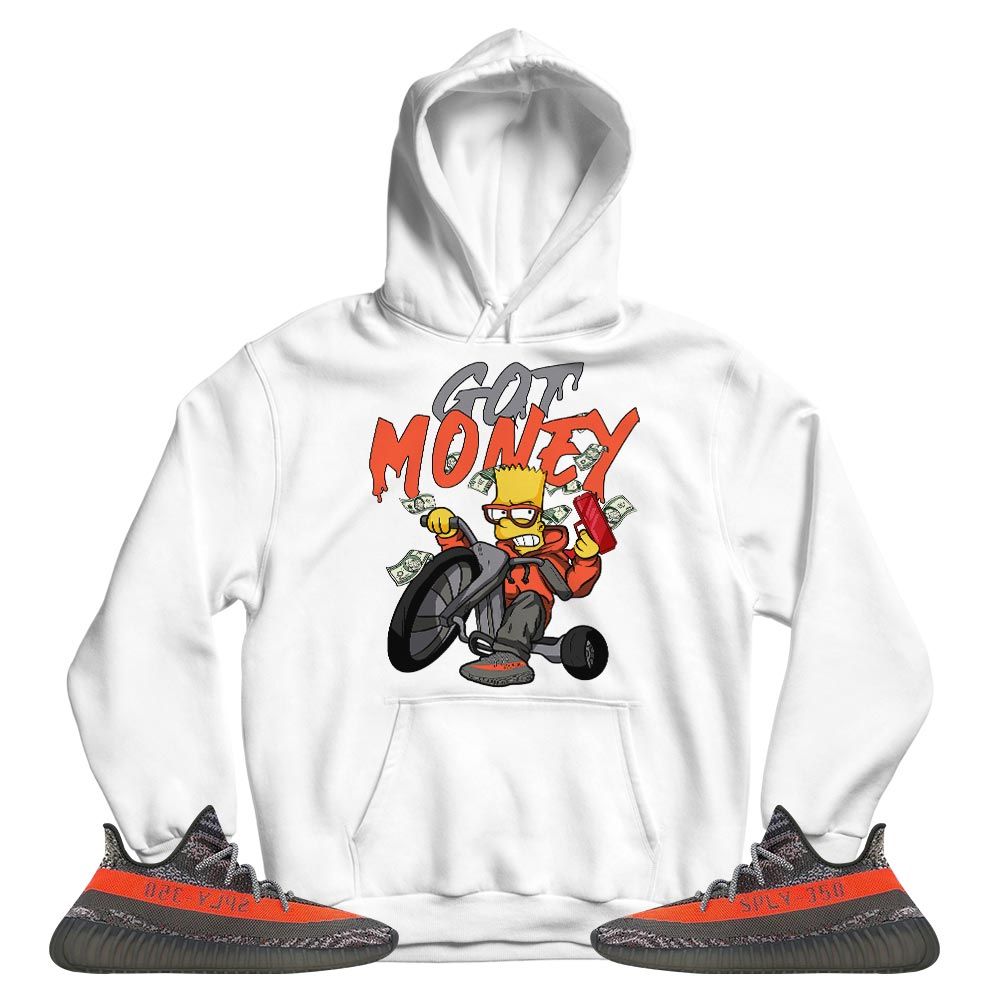 Bart Got Money Sneaker Shirt Match Boots 350 V2 Dark Beluga, Yeezy 350 V2 Carbon Beluga MKO T-Shirt Bart Got Money Sneaker Shirt Match Boots 350 V2 Dark Beluga, Yeezy 350 V2 Carbon Beluga MKO T-Shirt