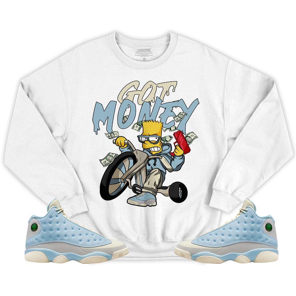 Bart Got Money Sneaker Shirt Match SoleFly 13s, Jordan 13 Retro SoleFly MKO T-Shirt Bart Got Money Sneaker Shirt Match SoleFly 13s, Jordan 13 Retro SoleFly MKO T-Shirt