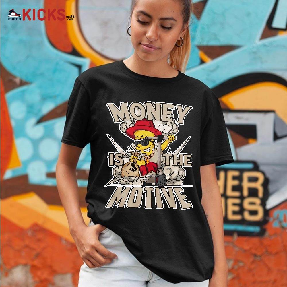 Bart Money Is The Motive Sneaker Shirt Match Trophy Room 7s, Jordan 7 Trophy Room MKO T-Shirt Bart Money Is The Motive Sneaker Shirt Match Trophy Room 7s, Jordan 7 Trophy Room MKO T-Shirt