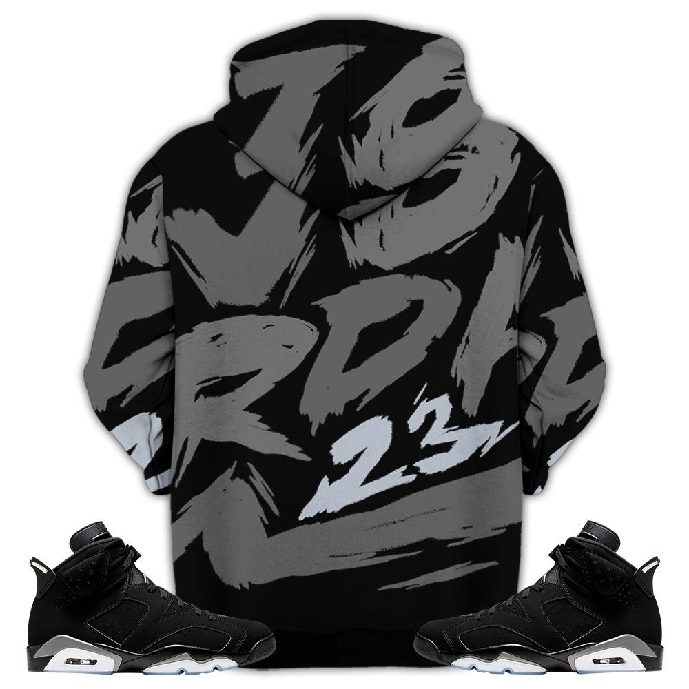 Basketball 23 Superstar Sneaker Shirt Match Black Chrome 6S, Jordan 6 Black Chrome Hoodie Sweatshirt Tee All Over Print MKO Shirt