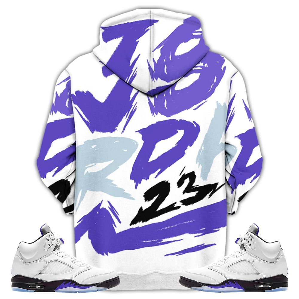 Basketball 23 Superstar Sneaker Shirt Match Concord 5S, Jordan 5 Retro Concord Hoodie Sweatshirt Tee All Over Print MKO Shirt