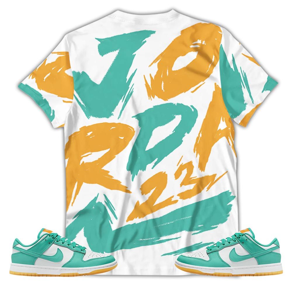 Basketball 23 Superstar Sneaker Shirt Match Dunk Low Turquoise, Dunk Low Teal Zeal Hoodie Sweatshirt Tee All Over Print MKO Shirt