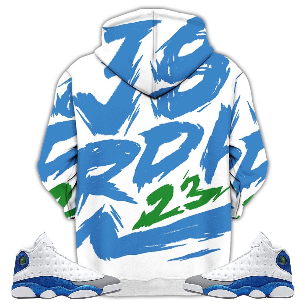 Basketball 23 Superstar Sneaker Shirt Match French Blue 13S, Jordan 13 French Blue Hoodie Sweatshirt Tee All Over Print MKO Shirt