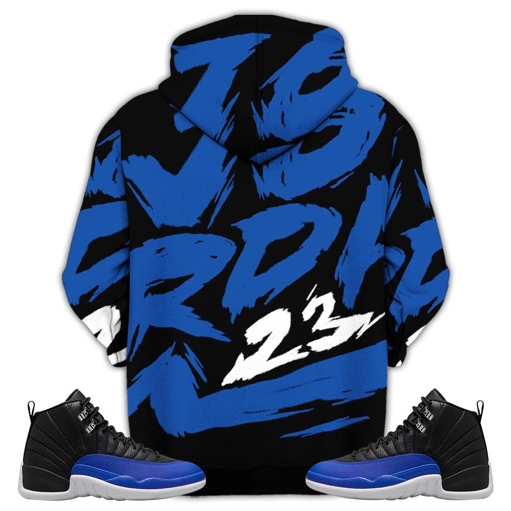 Basketball 23 Superstar Sneaker Shirt Match Hyper Royal 12S, Jordan 12 Hyper Royal Hoodie Sweatshirt Tee All Over Print MKO Shirt
