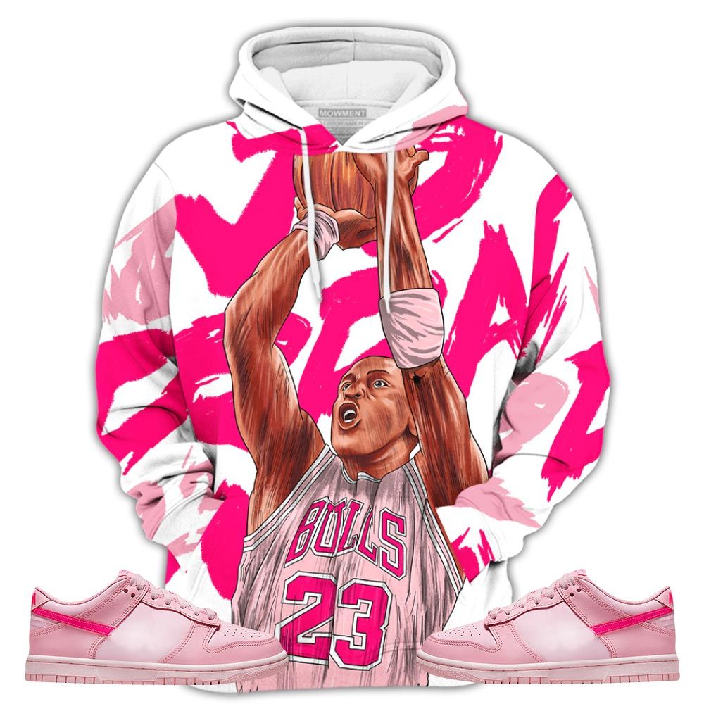 Basketball 23 Superstar Sneaker Shirt Match Low Triple Pink, Dunk Low Triple Pink Hoodie Sweatshirt Tee All Over Print MKO Shirt