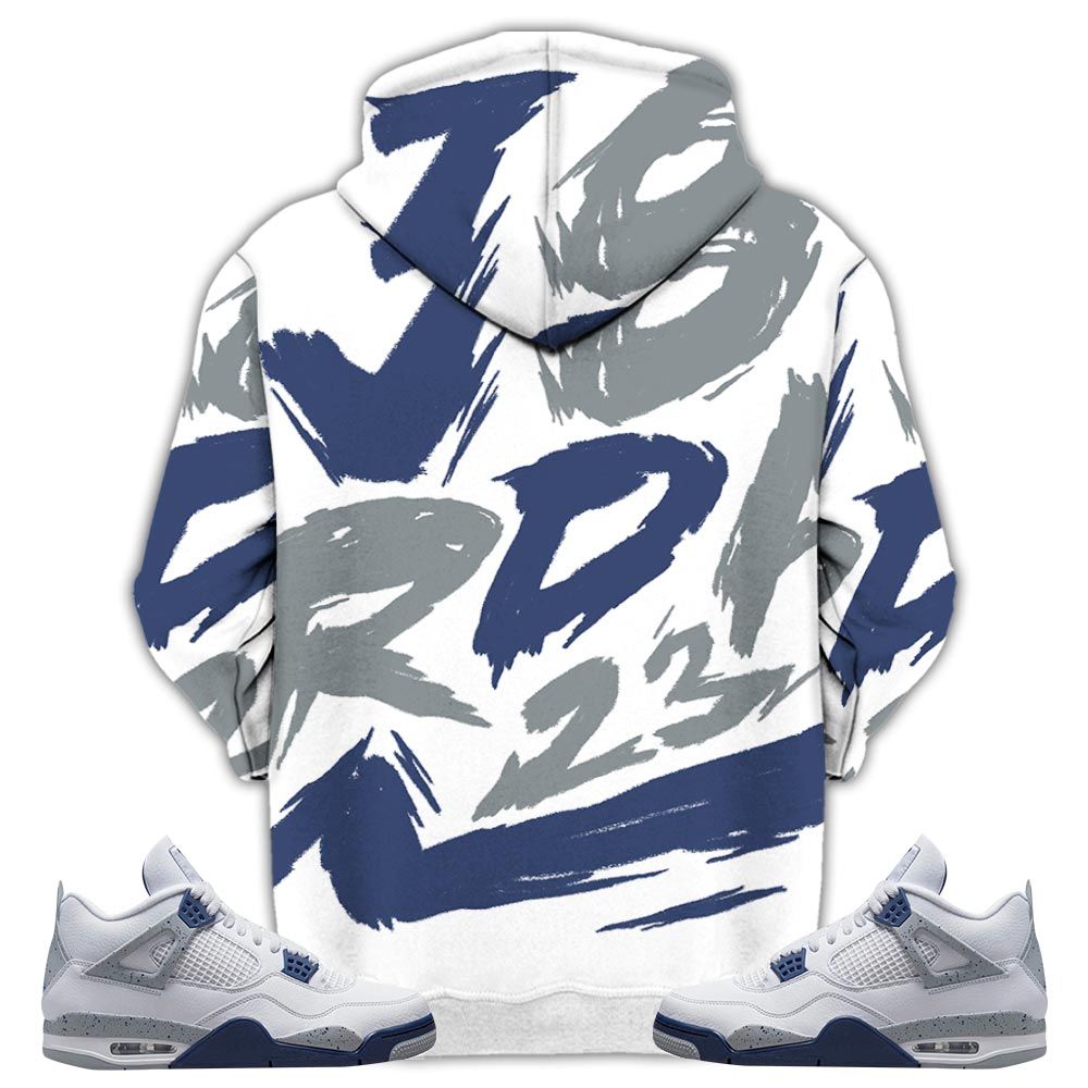 Basketball 23 Superstar Sneaker Shirt Match Midnight Navy 4S, Jordan 4 Retro Midnight Navy Hoodie Sweatshirt Tee All Over Print MKO Shirt