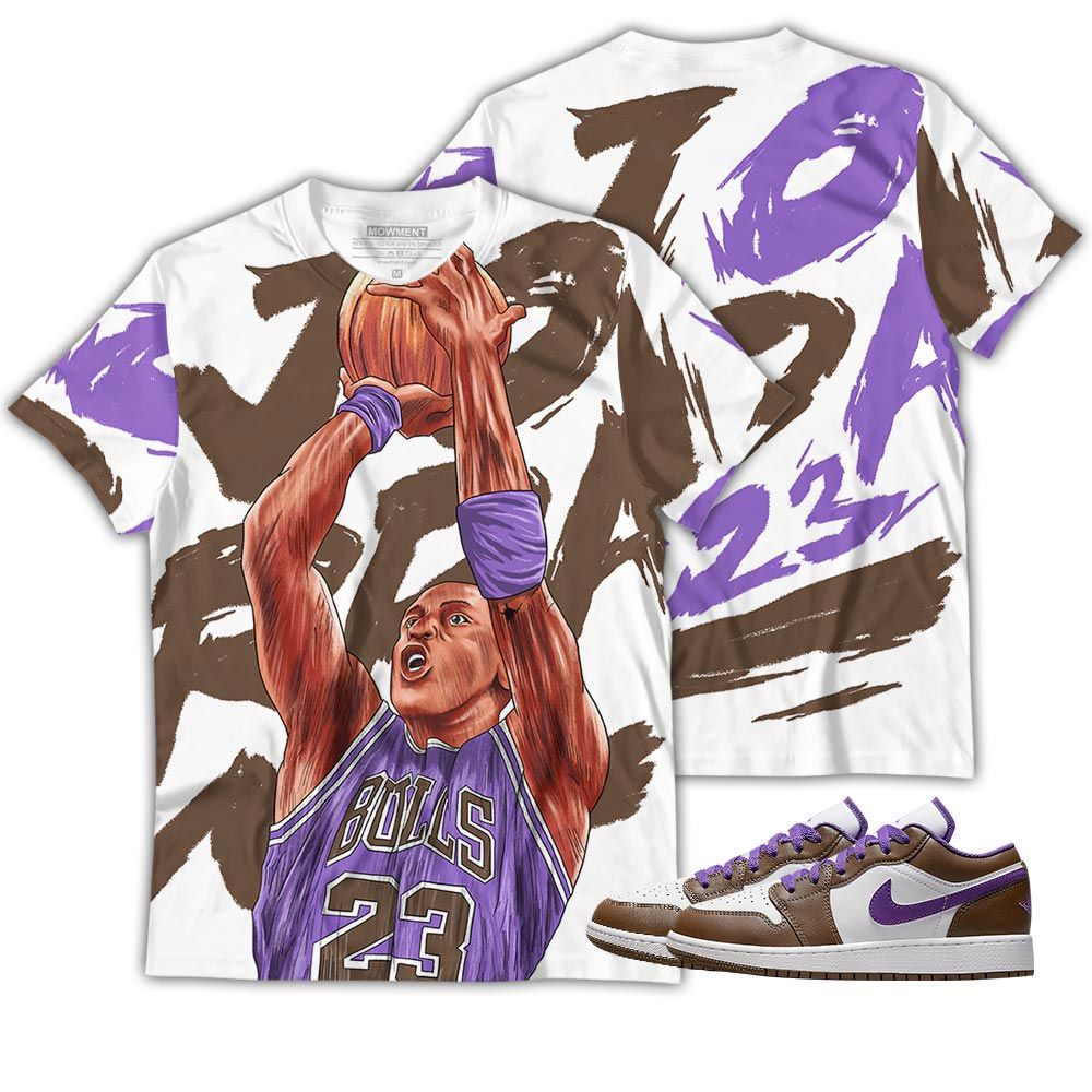 Basketball 23 Superstar Sneaker Shirt Match Purple Mocha 1S, Jordan 1 Low Purple Mocha Hoodie Sweatshirt Tee All Over Print MKO Shirt Basketball 23 Superstar Sneaker Shirt Match Purple Mocha 1S, Jordan 1 Low Purple Mocha Hoodie Sweatshirt Tee All Over Print MKO Shirt