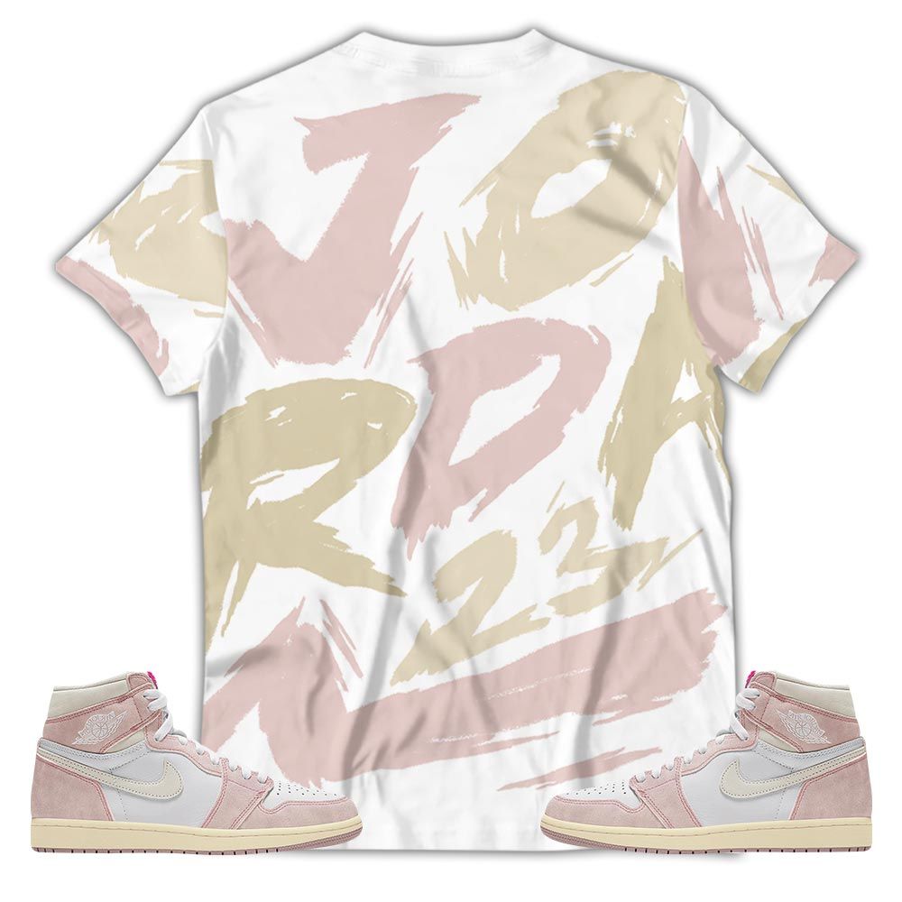Basketball 23 Superstar Sneaker Shirt Match Retro Washed Pink 1S, Jordan 1 High Og Washed Pink Hoodie Sweatshirt Tee All Over Print MKO Shirt