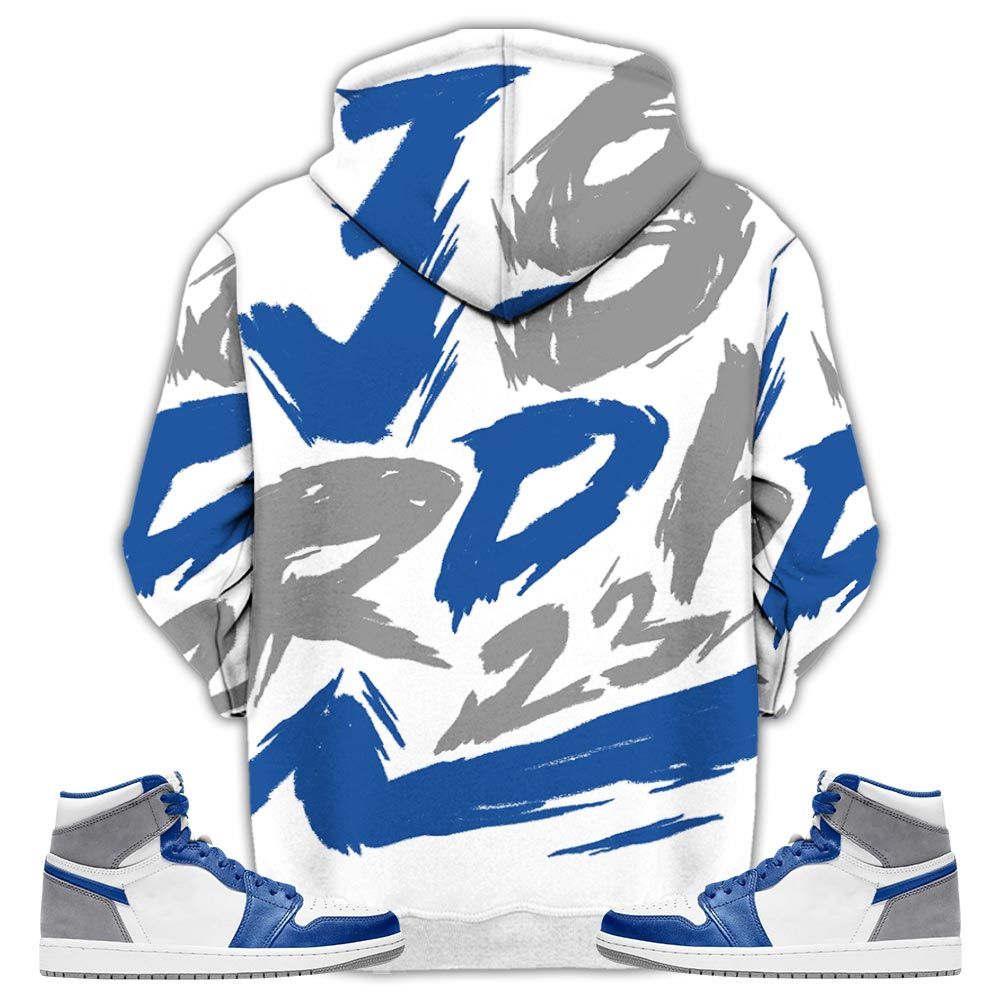 Basketball 23 Superstar Sneaker Shirt Match True Blue 1S, Jordan 1 High Og True Blue Hoodie Sweatshirt Tee All Over Print MKO Shirt