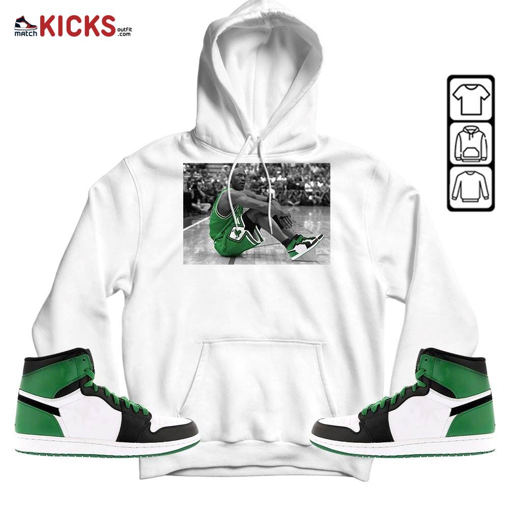 Basketball Goat Number 23 Sneaker Shirt Match OG Celtics 1s, Jordan 1 High OG Celtics MKO Hoodie Basketball Goat Number 23 Sneaker Shirt Match OG Celtics 1s, Jordan 1 High OG Celtics MKO Hoodie