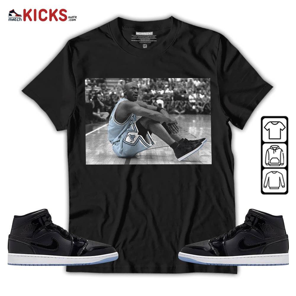 Basketball Goat Number 23 Sneaker Shirt Match Space Jam 1s, Jordan 1 Mid Space Jam MKO T-Shirt