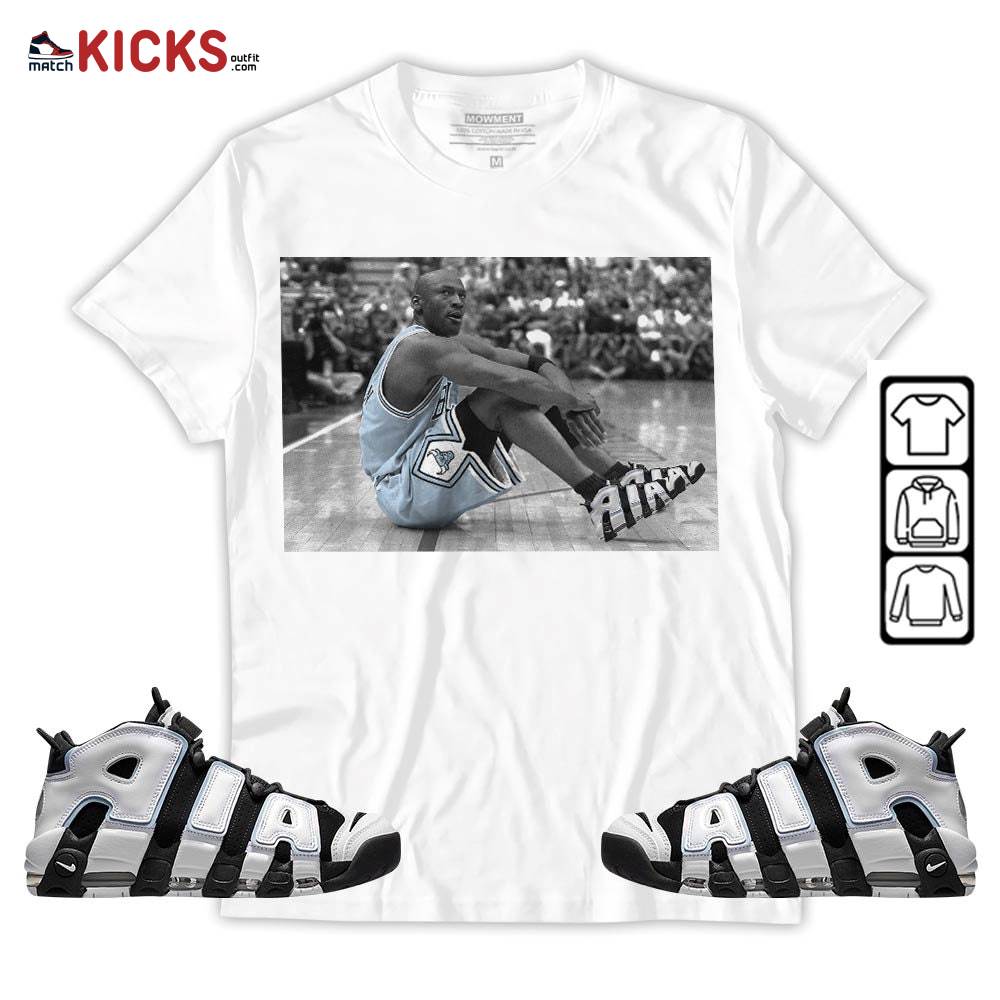 Basketball Goat Number 23 Sneaker Shirt Match Uptempo Cobalt Bliss, Air More Uptempo Cobalt Bliss MKO T-Shirt