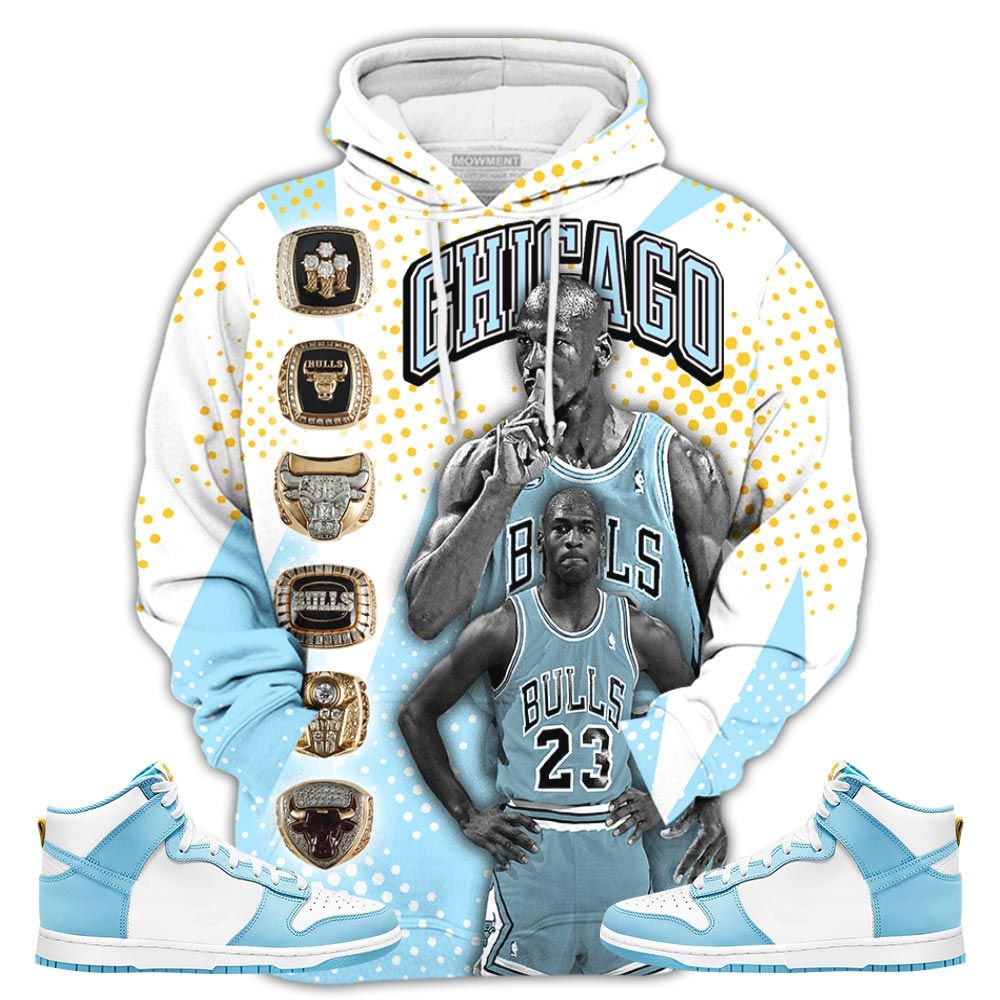 Basketball League Sneaker Shirt Match Dunk High Blue Chill, Dunk High Homer Simpson Hoodie Sweatshirt Tee All Over Print MKO Shirt