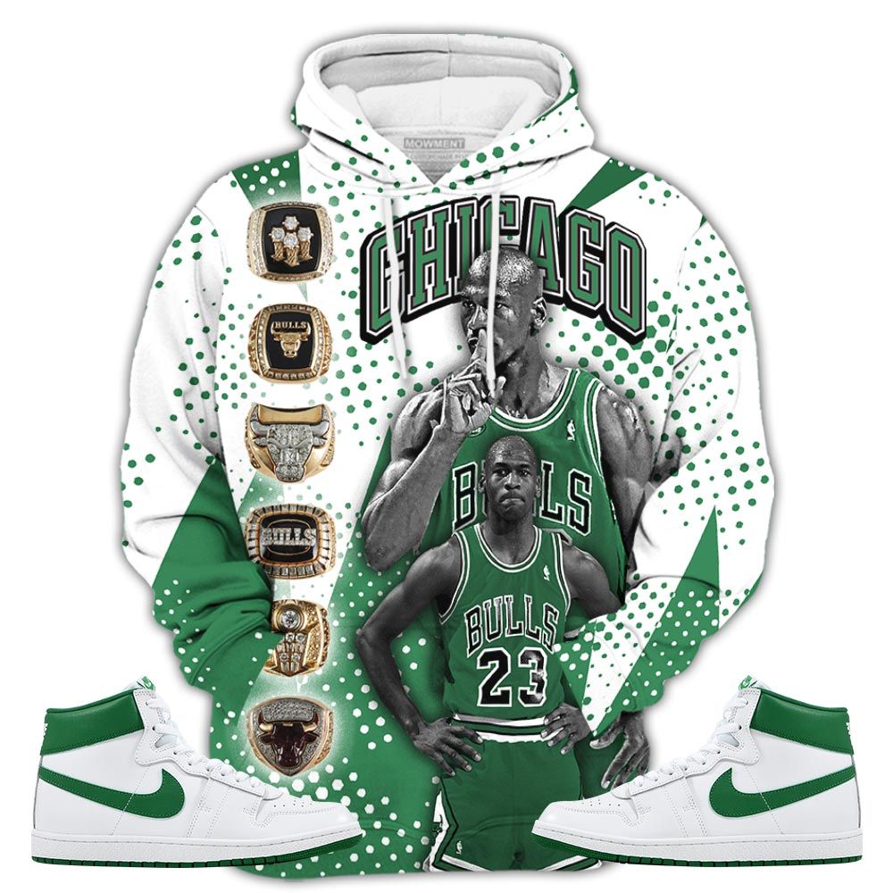 Basketball League Sneaker Shirt Match Golf Sp Pine Green, Air Ship Sp Pine Green Hoodie Sweatshirt Tee All Over Print MKO Shirt