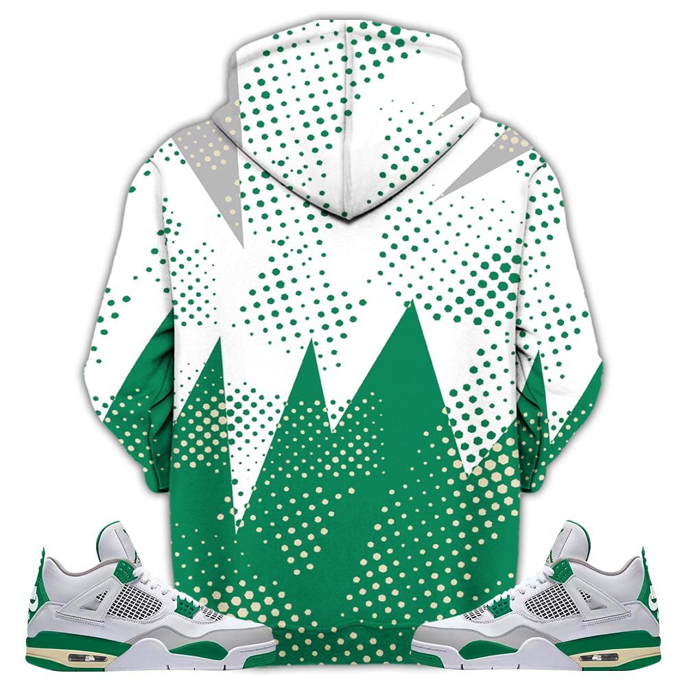 Basketball League Sneaker Shirt Match Retro Pine Green 4S, Jordan 4 Pine Green Hoodie Sweatshirt Tee All Over Print MKO Shirt