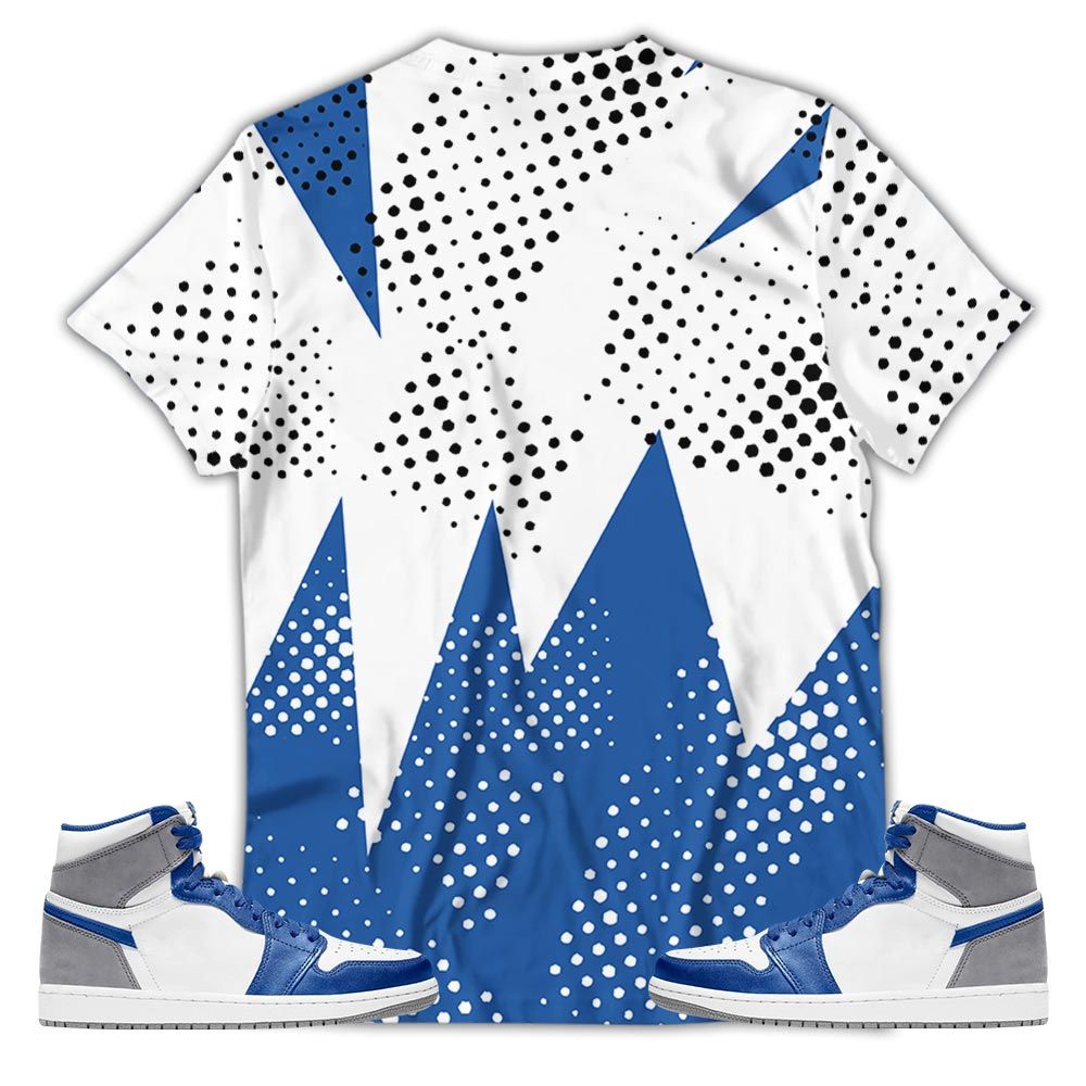 Basketball League Sneaker Shirt Match True Blue 1S, Jordan 1 High Og True Blue Hoodie Sweatshirt Tee All Over Print MKO Shirt