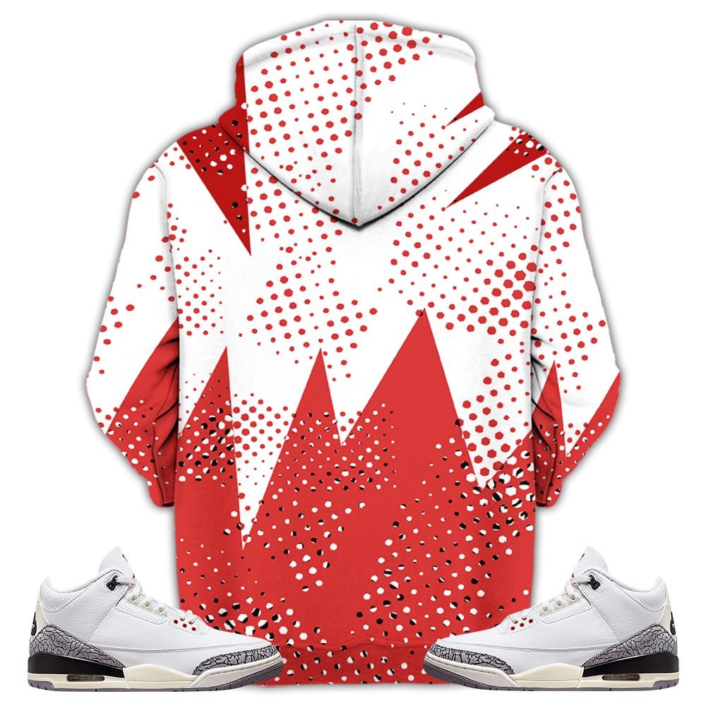 Basketball League Sneaker Shirt Match White Cement 3S, Jordan Retro 3 White Cement Hoodie Sweatshirt Tee All Over Print MKO Shirt