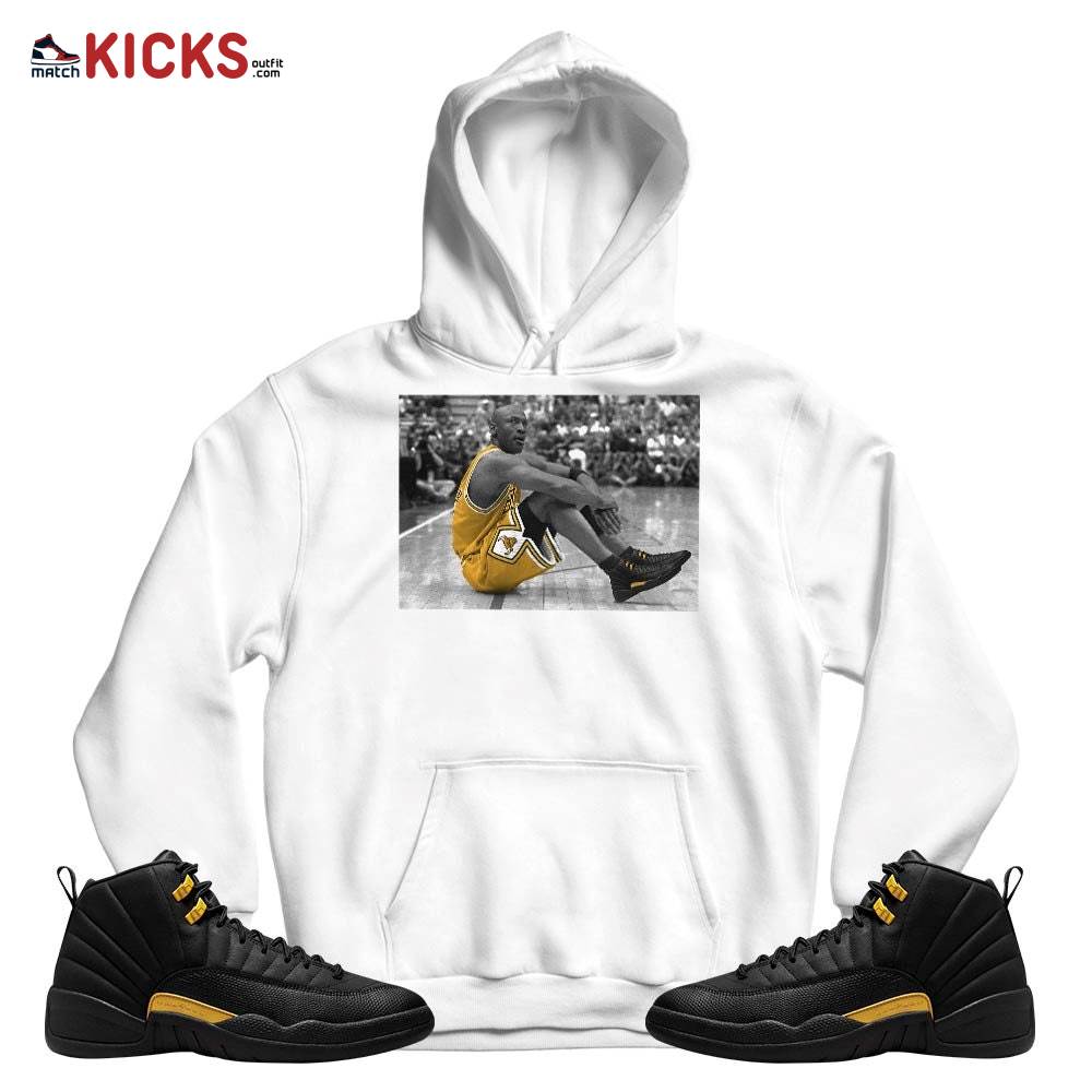 Basketball Shoes Goat Number 23 Sneaker Shirt Match Black Taxi 12s, Jordan 12 Retro Black Taxi MKO T-Shirt Basketball Shoes Goat Number 23 Sneaker Shirt Match Black Taxi 12s, Jordan 12 Retro Black Taxi MKO T-Shirt