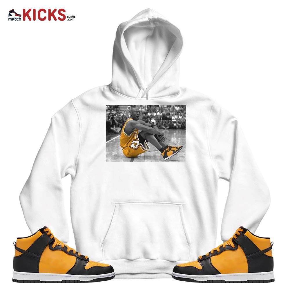Basketball Shoes Goat Number 23 Sneaker Shirt Match Dunk Reverse Goldenrod, Dunk High Bruce Lee MKO T-Shirt Basketball Shoes Goat Number 23 Sneaker Shirt Match Dunk Reverse Goldenrod, Dunk High Bruce Lee MKO T-Shirt