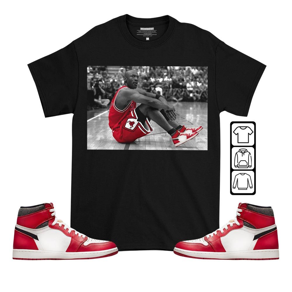 Basketball Shoes Goat Number 23 Sneaker Shirt Match High OG Chicago 1s, Jordan 1 Lost Found Chicago MKO T-Shirt Basketball Shoes Goat Number 23 Sneaker Shirt Match High OG Chicago 1s, Jordan 1 Lost Found Chicago MKO T-Shirt