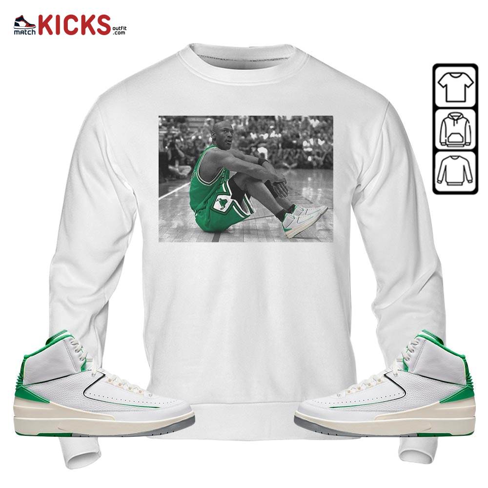Basketball Shoes Goat Number 23 Sneaker Shirt Match Lucky Green 2s, Jordan 2 Lucky Green MKO Sweatshirt Basketball Shoes Goat Number 23 Sneaker Shirt Match Lucky Green 2s, Jordan 2 Lucky Green MKO Sweatshirt