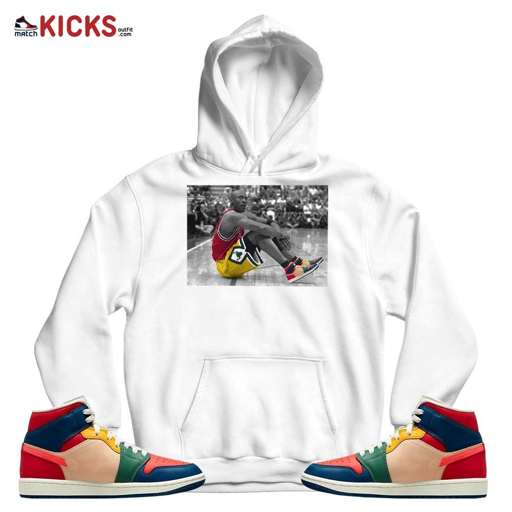 Basketball Shoes Goat Number 23 Sneaker Shirt Match Mid Multi Color 2022 1s, Jordan 1 Mid Multi Color 2022 MKO T-Shirt Basketball Shoes Goat Number 23 Sneaker Shirt Match Mid Multi Color 2022 1s, Jordan 1 Mid Multi Color 2022 MKO T-Shirt