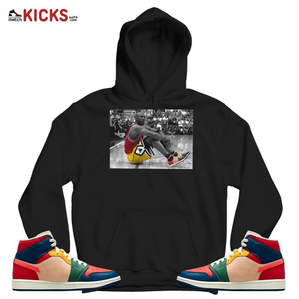 Basketball Shoes Goat Number 23 Sneaker Shirt Match Mid Multi Color 2022 1s, Jordan 1 Mid Multi Color 2022 MKO T-Shirt Basketball Shoes Goat Number 23 Sneaker Shirt Match Mid Multi Color 2022 1s, Jordan 1 Mid Multi Color 2022 MKO T-Shirt
