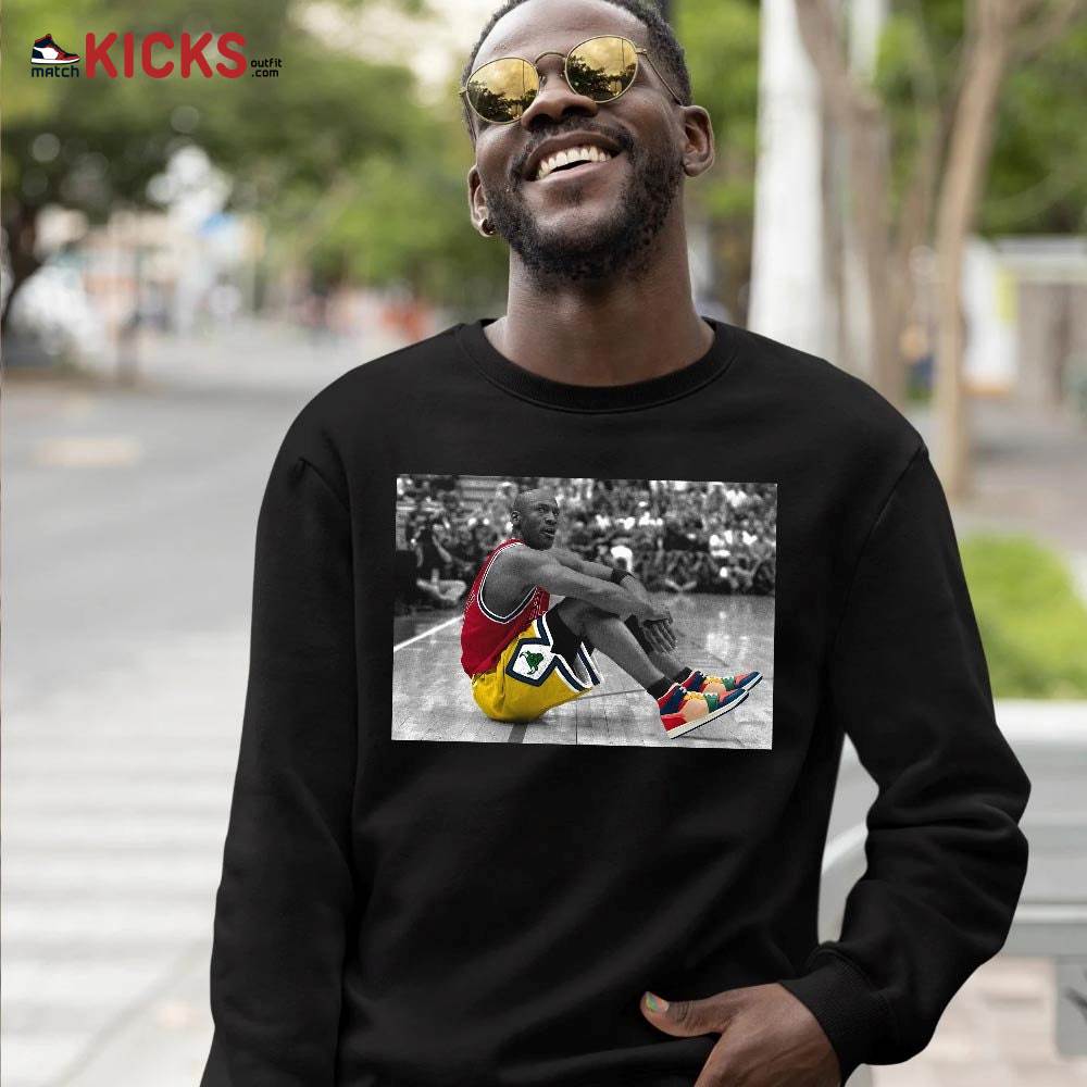 Basketball Shoes Goat Number 23 Sneaker Shirt Match Mid Multi Color 2022 1s, Jordan 1 Mid Multi Color 2022 MKO T-Shirt Basketball Shoes Goat Number 23 Sneaker Shirt Match Mid Multi Color 2022 1s, Jordan 1 Mid Multi Color 2022 MKO T-Shirt