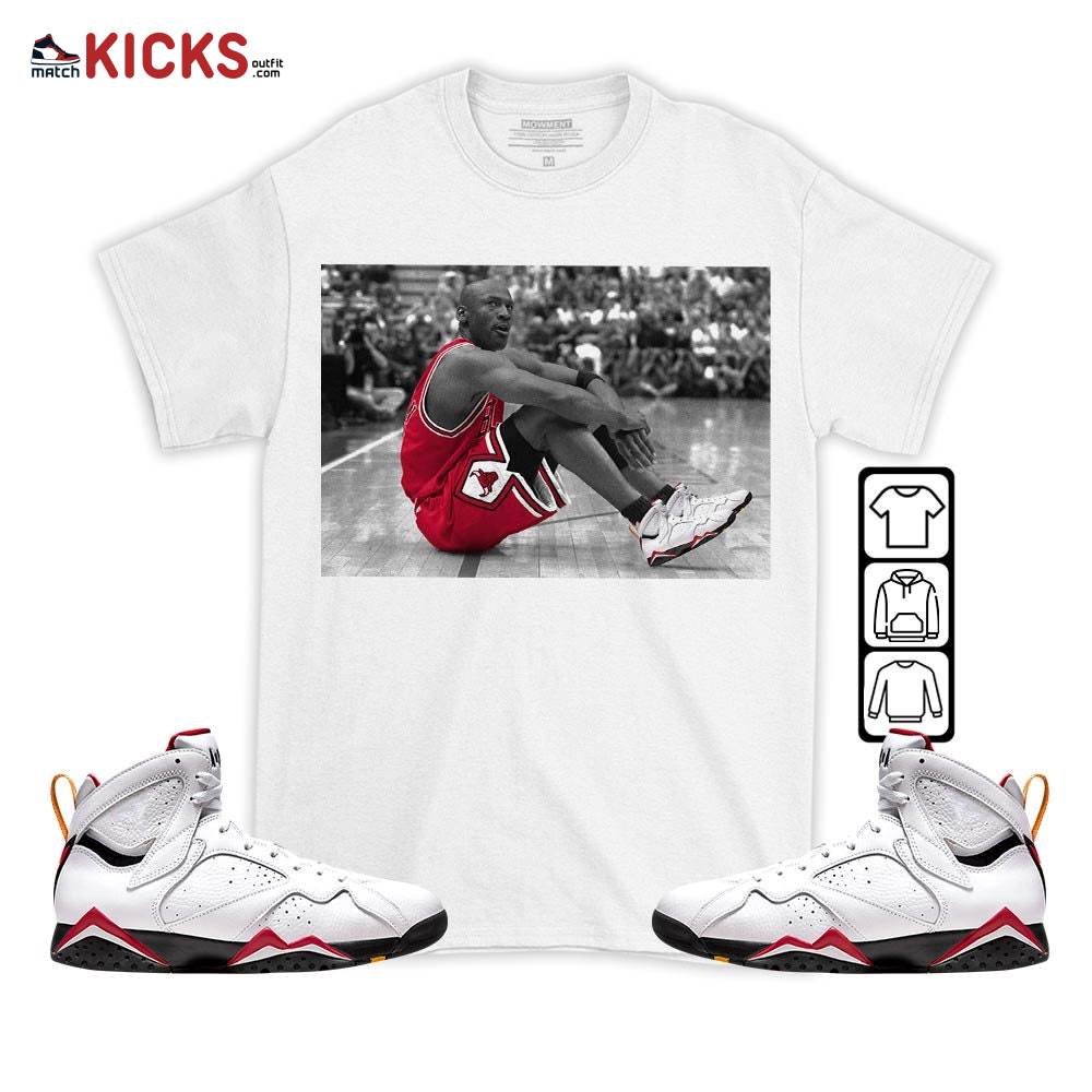 Basketball Shoes Goat Number 23 Sneaker Shirt Match OG Cardinal 7s, Jordan 7 Retro Cardinal MKO T-Shirt Basketball Shoes Goat Number 23 Sneaker Shirt Match OG Cardinal 7s, Jordan 7 Retro Cardinal MKO T-Shirt