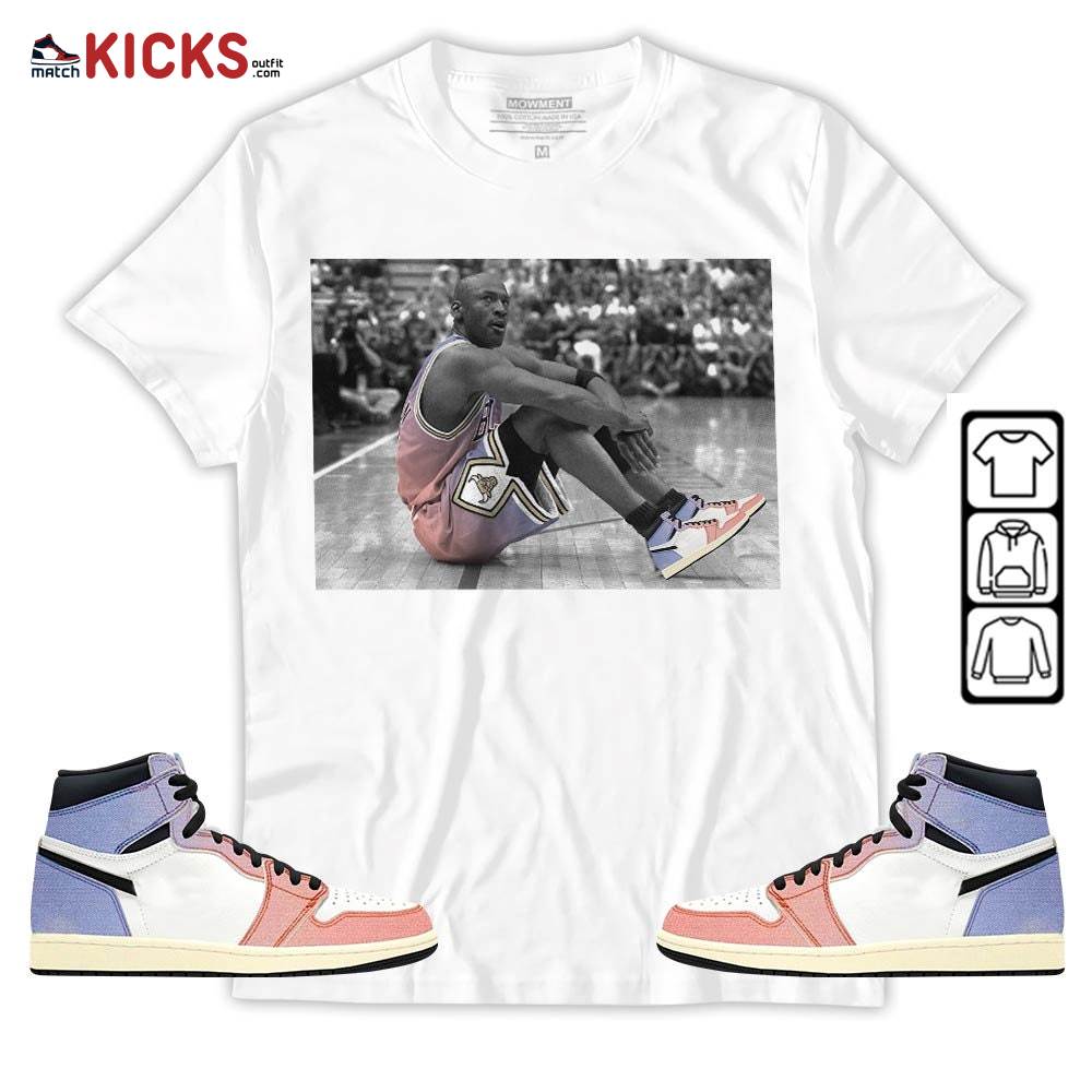 Basketball Shoes Goat Number 23 Sneaker Shirt Match Retro Skyline 1s, Jordan 1 High OG Skyline MKO Sweatshirt