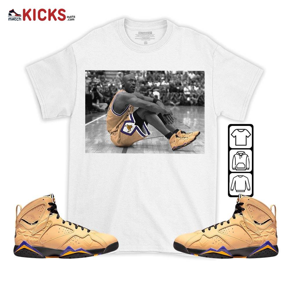 Basketball Shoes Goat Number 23 Sneaker Shirt Match Retro Vachetta Tan 7s, Jordan 7 SE Afrobeats MKO T-Shirt Basketball Shoes Goat Number 23 Sneaker Shirt Match Retro Vachetta Tan 7s, Jordan 7 SE Afrobeats MKO T-Shirt