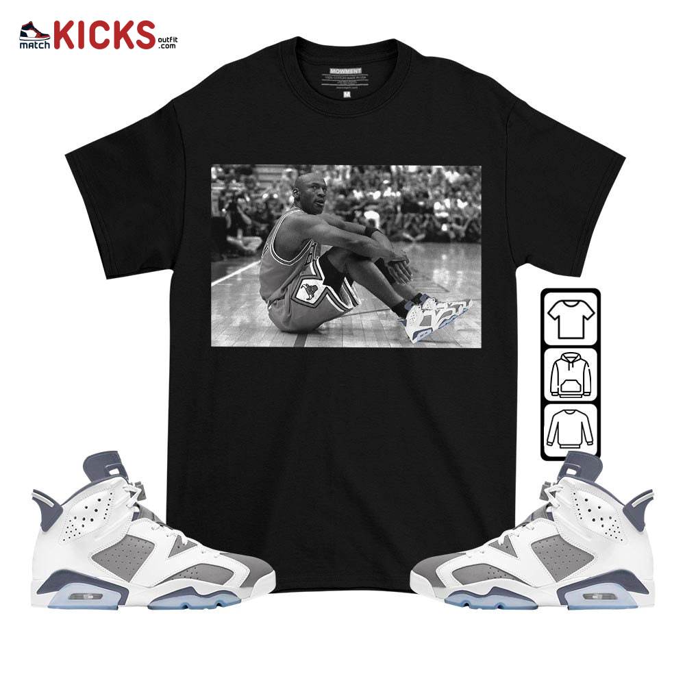 Basketball Shoes Goat Sneaker Shirt Match Retro Cool Grey 6s, Jordan 6 Cool Grey MKO T-Shirt