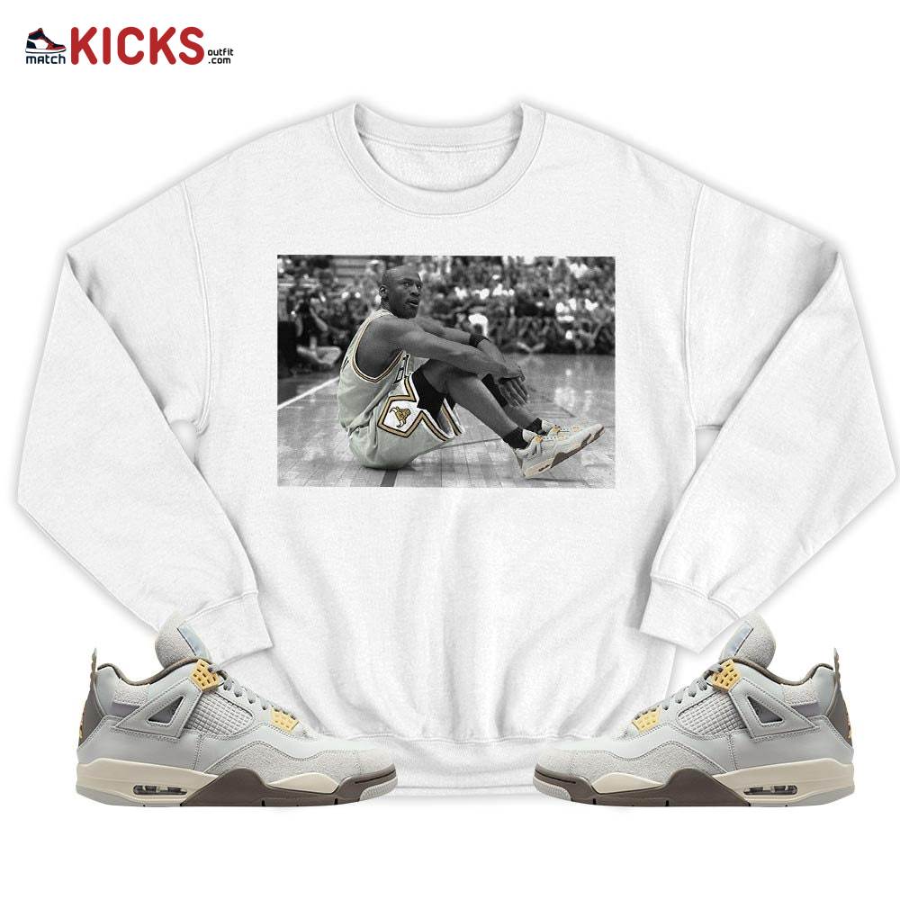 Basketball Shoes Goat Sneaker Shirt Match Retro Craft 4s, Jordan 4 Craft Photon Dust MKO T-Shirt Basketball Shoes Goat Sneaker Shirt Match Retro Craft 4s, Jordan 4 Craft Photon Dust MKO T-Shirt