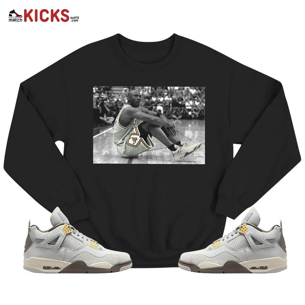 Basketball Shoes Goat Sneaker Shirt Match Retro Craft 4s, Jordan 4 Craft Photon Dust MKO T-Shirt Basketball Shoes Goat Sneaker Shirt Match Retro Craft 4s, Jordan 4 Craft Photon Dust MKO T-Shirt