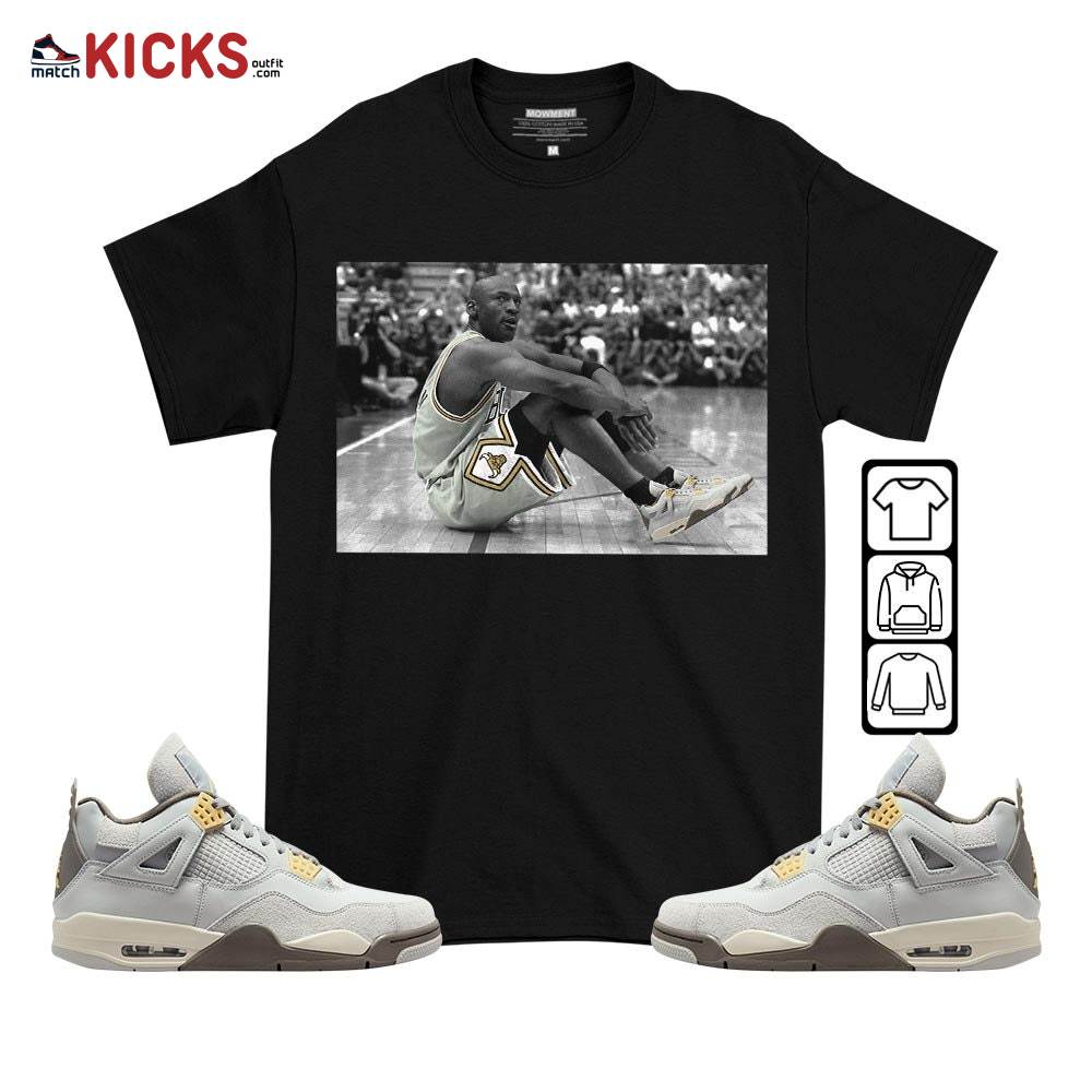 Basketball Shoes Goat Sneaker Shirt Match Retro Craft 4s, Jordan 4 Craft Photon Dust MKO T-Shirt Basketball Shoes Goat Sneaker Shirt Match Retro Craft 4s, Jordan 4 Craft Photon Dust MKO T-Shirt