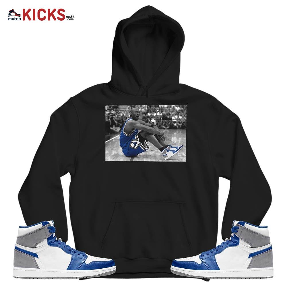 Basketball Shoes Goat Sneaker Shirt Match True Blue 1s, Jordan 1 High OG True Blue MKO T-Shirt Basketball Shoes Goat Sneaker Shirt Match True Blue 1s, Jordan 1 High OG True Blue MKO T-Shirt