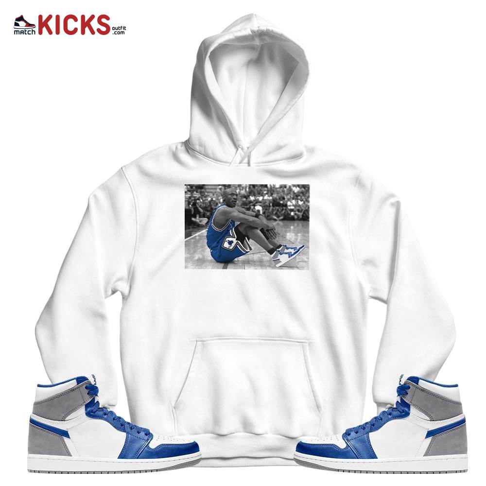Basketball Shoes Goat Sneaker Shirt Match True Blue 1s, Jordan 1 High OG True Blue MKO T-Shirt Basketball Shoes Goat Sneaker Shirt Match True Blue 1s, Jordan 1 High OG True Blue MKO T-Shirt