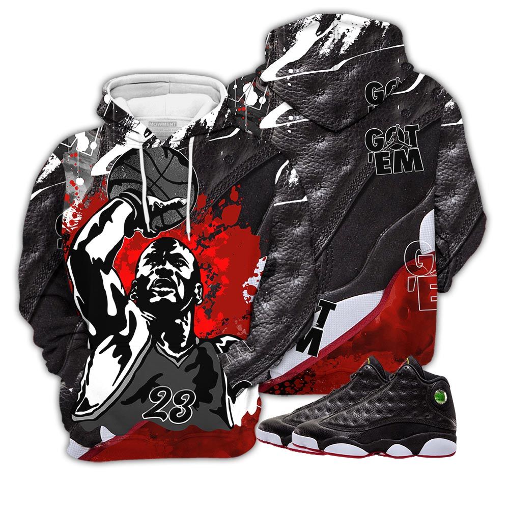 Basketball Superstar Shoes Sneaker Shirt Match Retro Playoffs 13S, Jordan 13 Playoffs Hoodie Sweatshirt Tee All Over Print MKO Shirt Basketball Superstar Shoes Sneaker Shirt Match Retro Playoffs 13S, Jordan 13 Playoffs Hoodie Sweatshirt Tee All Over Print MKO Shirt