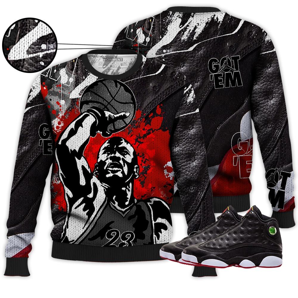Basketball Superstar Shoes Sneaker Shirt Match Retro Playoffs 13S, Jordan 13 Playoffs Hoodie Sweatshirt Tee All Over Print MKO Shirt Basketball Superstar Shoes Sneaker Shirt Match Retro Playoffs 13S, Jordan 13 Playoffs Hoodie Sweatshirt Tee All Over Print MKO Shirt